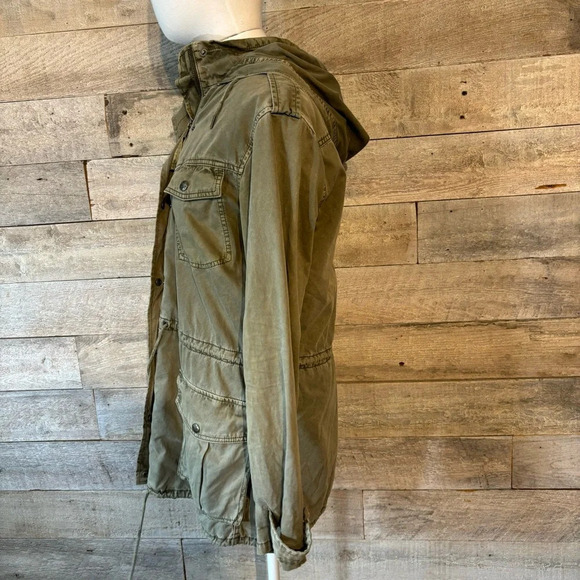 Aritzia Talula women’s olive army green military trooper coat in size small - Picture 2 of 10